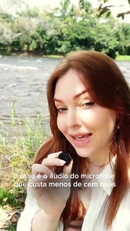 Microfone De Lapela Sem Fio Pro Para iPhone/Android Profissional Magnético Redução de Ruído