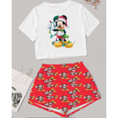 Pijama Natalino - Coleção Natal - Roupa de Dormir | Baby Doll Feminino