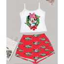 Pijama Natalino - Coleção Natal - Roupa de Dormir | Baby Doll Feminino