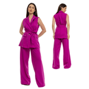 Conjunto Calça e Blazer colete feminino