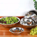 Kit 5 Saladeira Tigela Bowl Inox Vasilha Bacia