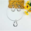 Colar Aro Choker Com Brinco Da Moda Com Diversos Modelos