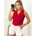 Blusa Feminina Social Gola  Elegante Soltinha Suplex