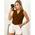 Blusa Feminina Social Gola  Elegante Soltinha Suplex