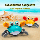 Caranguejo Brinquedo Fujão Sensor Dança E Som Eletrônico Top - Caranguejo de brinquedo que anda