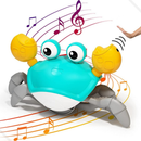 Caranguejo Brinquedo Fujão Sensor Dança E Som Eletrônico Top - Caranguejo de brinquedo que anda