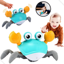 Caranguejo Brinquedo Fujão Sensor Dança E Som Eletrônico Top - Caranguejo de brinquedo que anda