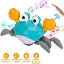 Caranguejo Brinquedo Fujão Sensor Dança E Som Eletrônico Top - Caranguejo de brinquedo que anda