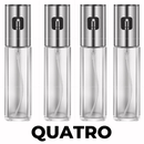 Kit 4 Spray Pulverizador Vidro Inox Borrifador Azeite Vinagre essenciais De Cozinha