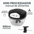 Kit 3 Processadores De Alimentos 3 Laminas 500ml Manual