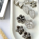 Kit 10 pares de brincos modernos folheado a ouro e prata feminina elegante moda sofisticado sortidos