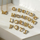 Colar Letra Inicial Feminino Ouro 18k Semi Joia Cordão Personalizado