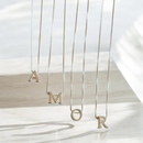 Colar Letra Inicial Feminino Ouro 18k Semi Joia Cordão Personalizado