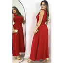 VESTIDO LAÇO UM OMBRO SÓ MIDI FEMININO SOLTINHO FESTA MULA MANCA NULA MANGA CONVIDADA CASAMENTO CIVIL