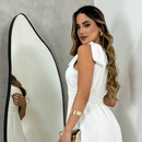 VESTIDO LAÇO UM OMBRO SÓ MIDI FEMININO SOLTINHO FESTA MULA MANCA NULA MANGA CONVIDADA CASAMENTO CIVIL