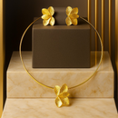 Colar Aro Choker Com Brinco Da Moda Com Diversos Modelos