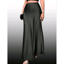 Saia Midi Cetim Longa Elegante Feminina Luxo , Cintura Alta Moda 2025