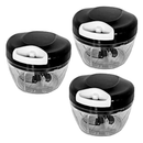 Kit 3 Processadores De Alimentos 3 Laminas 500ml Manual