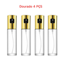 Kit 4 Spray Pulverizador Vidro Inox Borrifador Azeite Vinagre essenciais De Cozinha
