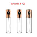 Kit 4 Spray Pulverizador Vidro Inox Borrifador Azeite Vinagre essenciais De Cozinha