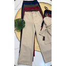 Conjunto Feminino com Blusa de Nó e Calça Pantalona em alfaiataria