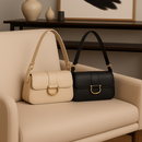 Kit Bolsa Feminina 2 peças Lançamento Nova Tendencia Elegante Alça Transversal Mega Oferta