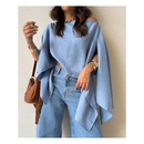 Blusa Capa Várias Formas Com top Chique Dia a Dia Tendência Social Feminina Bonita Boho cód 2001