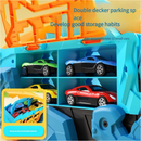 Novo 2026 Caminhão Dinossauro engolidor e Porta-carrinhos com 4 Carrinhos de Fricção.