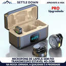 Microfone De Lapela Sem Fio Pro Para iPhone/Android Profissional Magnético Redução de Ruído