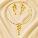 Colar Aro Choker Com Brinco Da Moda Com Diversos Modelos