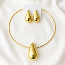 Colar Aro Choker Com Brinco Da Moda Com Diversos Modelos