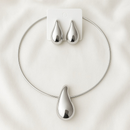 Colar Aro Choker Com Brinco Da Moda Com Diversos Modelos