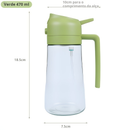 Kit 4 Spray Pulverizador Vidro Inox Borrifador Azeite Vinagre essenciais De Cozinha