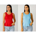Blusa Bata Peplum Canelada – Elegância leve para todos os dias