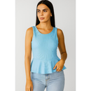 Blusa Bata Peplum Canelada – Elegância leve para todos os dias