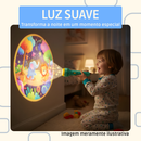 Projetor Infantil 24 Imagens Criativas 2 em 1 Brinquedo Presente Dia das Crianças Natal Lanterna