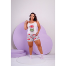 Pijama Natalino - Coleção Natal - Roupa de Dormir | Baby Doll Feminino