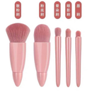 Kit 5 de pincéis Para maquiagem Com espelho super sofisticado-INLIS ANA