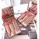 Kit 5 de pincéis Para maquiagem Com espelho super sofisticado-INLIS ANA