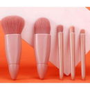 Kit 5 de pincéis Para maquiagem Com espelho super sofisticado-INLIS ANA