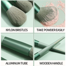 Kit 13 Pçs Pincéis de Maquiagem Com Bolsa de Veludo Contorno Kabuki Profissional Várias Cores Disponíveis