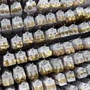 Kit 10 pares de brincos modernos folheado a ouro e prata feminina elegante moda sofisticado sortidos