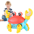 Kit Caranguejo Fugitivo + Patinho Dançarino Infantil com luz e movimento