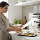 Porta Rolos 3 em 1 Preto – Papel Toalha, Filme e Alumínio com Ganchos